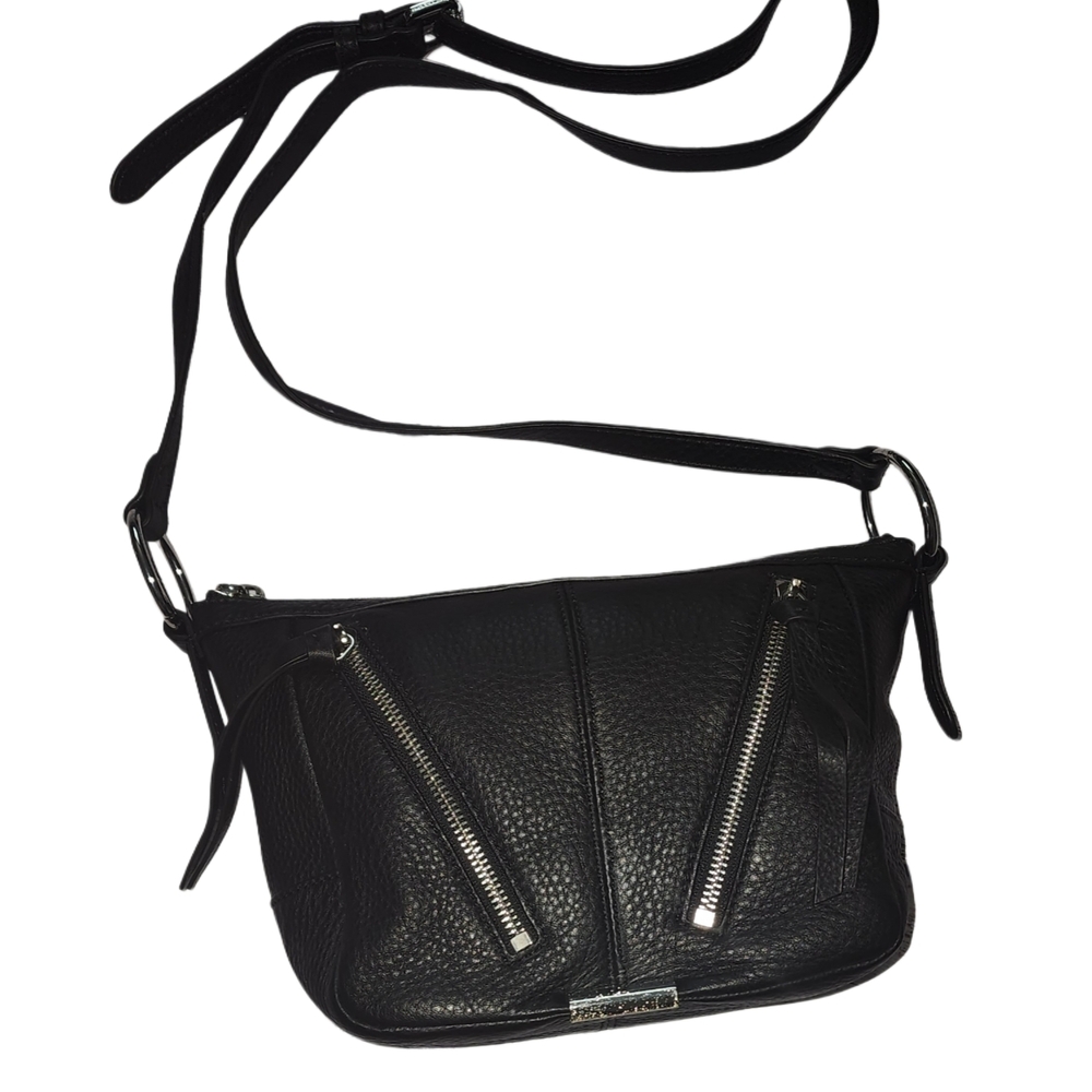 Vince Camuto Black Leather Crossbody Purse
